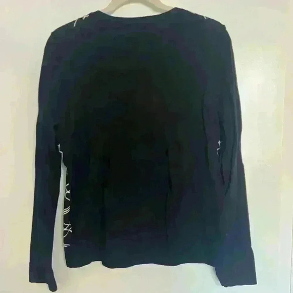 Black Button Down Sweater - Picture 2 of 3